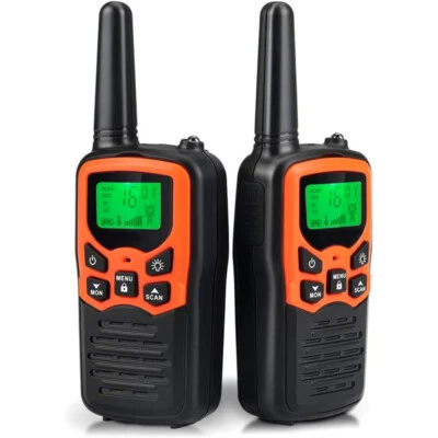 VOX LCD Display Walkie Talkies for Kids with 22 FRS Channels and LED Flashlight - Image 1 of 4