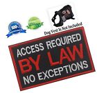 Patch Service Dog Access Required by Law No Exceptions Vests/Harnesses Emblem...