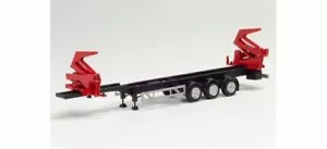 Remolque contenedor cargador lateral Hammar HO 1:87 Herpa # 76982 con polipastos - Imagen 1 de 1
