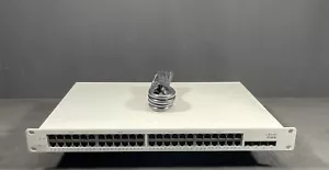 Cisco Meraki MS220-48LP-HW 48 Port Cloud Managed Switch/Unclaimed- Fast Ship - Picture 1 of 5