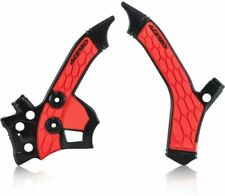 ACERBIS X-GRIP FRAME GUARDS COVERS PROTECTOR HONDA CRF 250 L M 13 - 20 BLACK RED