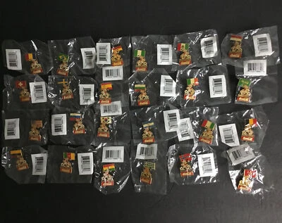1994 FIFA World Cup USA Coca Cola Stryker Dog Flag 24 Pins Complete set - Image 1 of 4