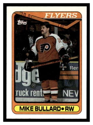 1990 Topps #274 Mike Bullard - Philadelphia Flyers - Image 1 of 2