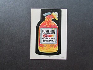 1974 Topps Wacky Packages 6th Series 6 Sticker Blisterine