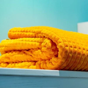 Cut Plush Fleece Throw Blanket Super Soft Lightweight Couch Sofa and Bed Blanket - Picture 1 of 19