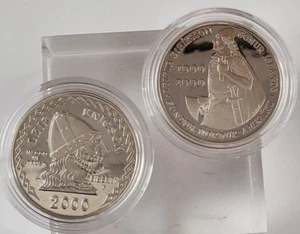 2000 Leif Ericson Millennium Commemorative Proof Silver Two-Coin Set - Picture 1 of 9