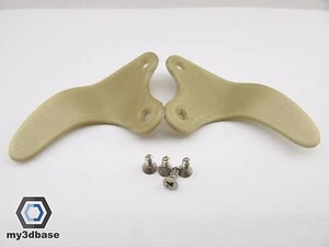 PS4 Paddles SHARK, GOLD, orig.**my3dbase**+Schrauben/screws - Bild 1 von 1