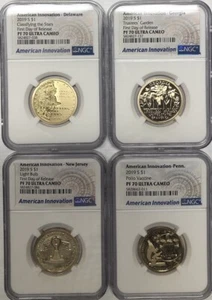 2019 S AMERICAN INNOVATION SET NGC PF70 FIRST DAY OF RELEASE💥FLAWLESS QUALITY💥 - Picture 1 of 10