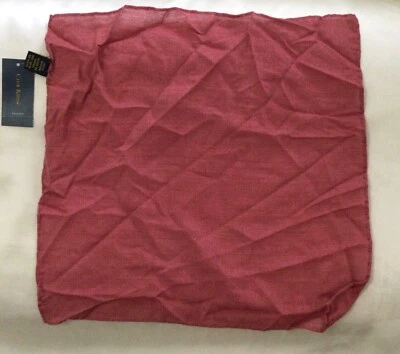 Pañuelo cuadrado de bolsillo de lino básico rojo Club Room para hombre Foto 1 de 2