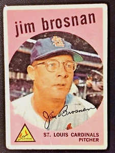 1959 Topps #194 Jim Brosnan St. Louis Cardinals Gut (1) - Bild 1 von 3