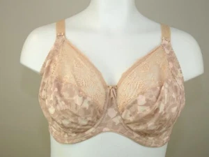 Elomi 4110# Printed Morgan Side Support Unlined Underwire Bra US Size 42 K - Picture 1 of 5
