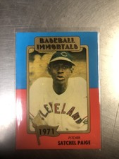 1980 TCMA Baseball Immortals 1st Printing Satchel Paige #125 Cleveland Indians