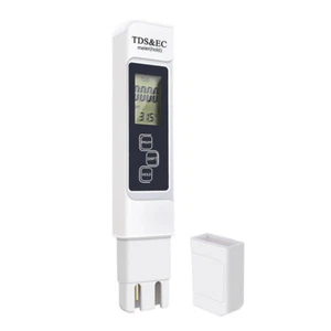 Medidor de prueba de calidad del agua herramienta digital EC&TDS temperatura 0-9990 ppm medición - Imagen 1 de 4