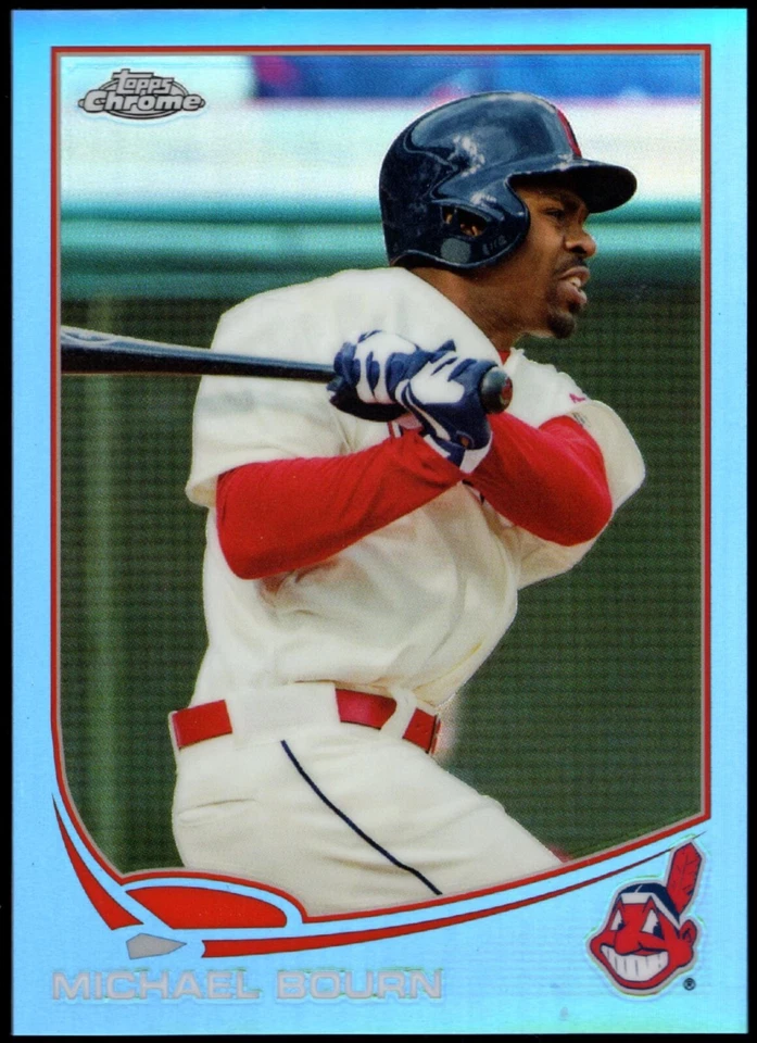 2013 Topps Chrome #74 MICHAEL BOURN "BLUE REFRACTOR" Parallel Card #050/199 - Image 1 of 1