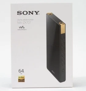 SONY WALKMAN 64GB Hi-Res ZX Series Audio Player NW-ZX707 Black - Picture 1 of 3