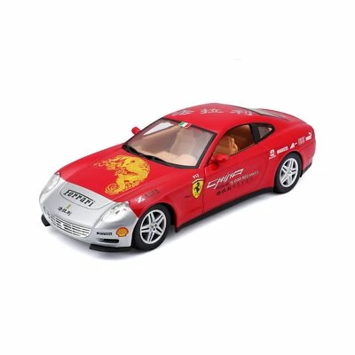 Bburago Modellino Ferrari 612 Scaglietti China 15,000 Red Miles (Scala 1:24) - Immagine 1 di 4
