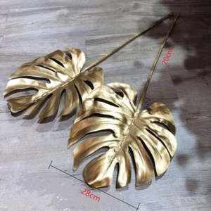 Artificiale Foglia Oro Finto Pianta Ramo Arredo Casa Accessori Per Nozze Festa - Imagen 1 de 38