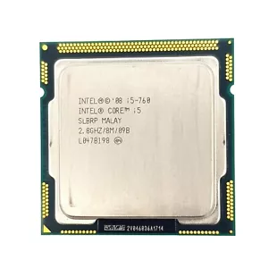 Intel Core i5-760 2.8GHz Quad Core Lynnfield LGA1156 Socket 95w Working CPU Only - Picture 1 of 6