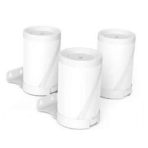 Wall Mount for TP-Link Deco BE63/ BE65/BE10000 Mesh Wi-Fi 7 System, White-3Pack - Picture 1 of 7