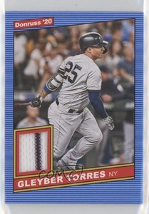2020 Panini Donruss Retro 1986 Materials Gleyber Torres #86M-GT