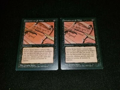 MTG 1x Revised black rare LP Italian FBB Contract from Below - Reserved list - Image 1 of 2