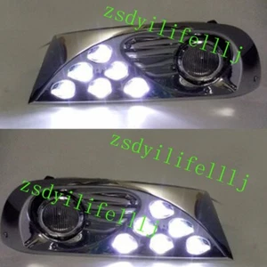 2x For Toyota Prado LC120 2003-2009 Left Right Silver Fog Light Lamp Led Driving - Bild 1 von 3