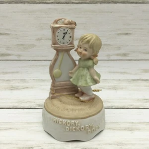 VINTAGE GORHAM JAPAN KERAMIK HICKORY DICKORY DOCK SPIELUHR KINDERZIMMER - Bild 1 von 5