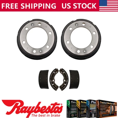 Kit de tambores de freno traseros y zapatas de freno para Chevrolet W3500 Tiltmaster 2002-2008 Foto 1 de 4