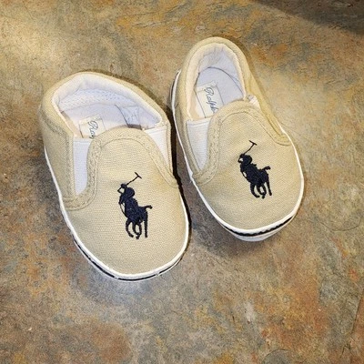 Ralph Lauren Polo 婴儿床鞋 1 码 — 第 1/4 张图片