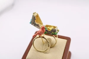 Anillos nido casa pájaro LES NEREIDES - talla N - Imagen 1 de 14