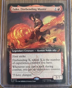 1x - Zuko, Firebending Master - FOIL EXTENDED ART #200- Avatar: Eternal - NM MTG - Picture 1 of 2