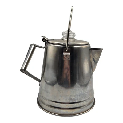 Cafetera Percoladora Glaciar Acero Inoxidable GSI Exterior Camping Estufa Foto 1 de 4