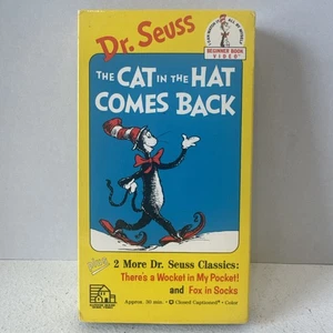 Dr. Seuss The Cat in the Hat Comes Back VHS Beginner Book Video - Picture 1 of 6