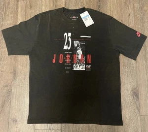 Camiseta para hombre Nike Air Jordan reedición mediana M gráfica negra HJ2356-010 - Imagen 1 de 10