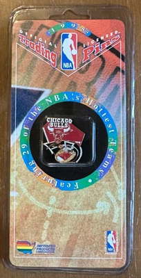 Vintage 1995 Chicago Bulls Lapel Trading Pin Pinback NBA Brand New Sealed - Image 1 of 3