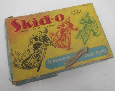 Vintage Skid-o Speedway Card Game - Pepys Series Games - Image 1 of 4
