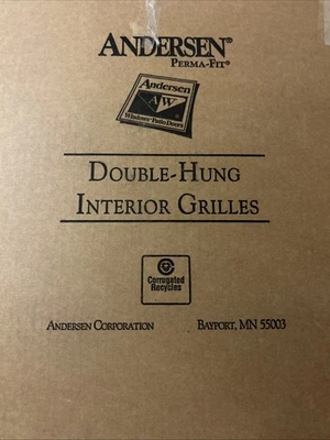 Andersen Style Grille with White Exterior and Natural Wood Interior 10 Pack - Image 1 of 3