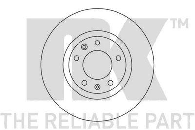 2x NK Bremsscheibe Vorne - Bild 1 von 2