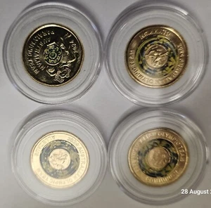 2024 Royal Mint Australia Paris Olympic Set of Four $2 Coins in Coin Capsules - Picture 1 of 11