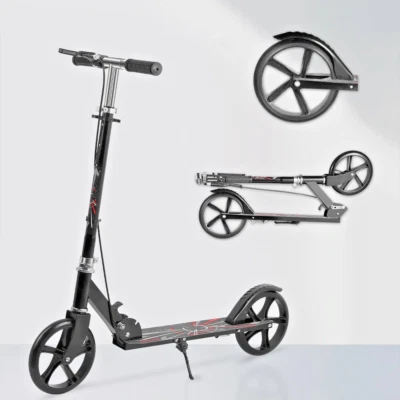 Scooter Tretroller Kinder Erwachsene Cityroller Klappbar Höhenverstellbare 100kg - Bild 1 von 4