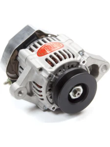 Powermaster Alternator Denso Style Race 55 amp 16V 1-Wire Single V-Belt (8176) - Picture 1 of 12