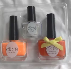 Ciaté (London) - 3 x Neon Manicure CLUB TROPICANA Nail Polish - Gift Boxed NEW - Picture 1 of 7