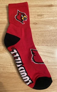 Louisville Cardinals Adult Socks- 1 Pair- Large - New - Bild 1 von 3