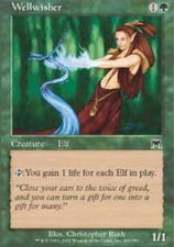 Wellwisher ~ Damaged Onslaught MTG Magic UltimateMTG Green Card