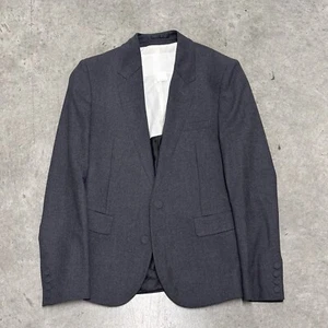 Maison Martin Margiela x H&M Blazer Mens 40R Gray Wool Fused Jacket Slim Fit - Picture 1 of 9