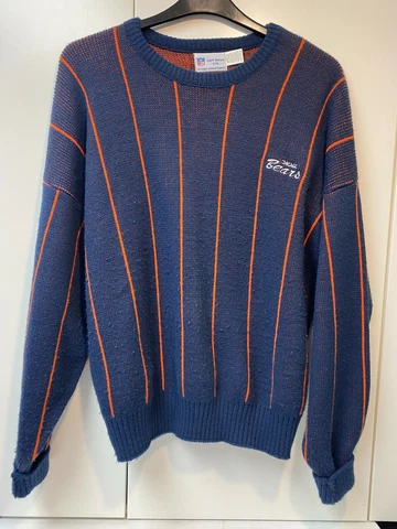 Vintage Chicago Bears Cliff Engle Ltd Sweater size XL Wool Blend beautiful shape Cover