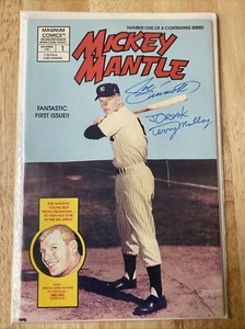 Magnum Comics Mickey Mantle #1 Special Artists Autograph Edition Limited To 5000 - Picture 1 of 5