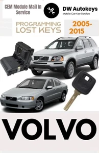 2005-2014 Volvo CEM H/L Key cutting & Programming (Mail-in Service) All key lost - Bild 1 von 5