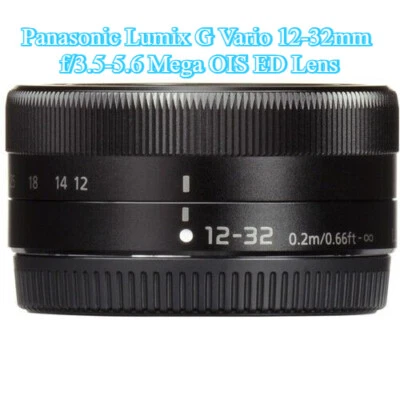Panasonic Lumix G Vario 12-32mm f/3.5-5.6 Mega OIS ED Lens for M4/3 Mount - Image 1 of 4