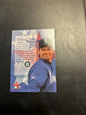 C53b Randy Johnson #581, Seattle Mariners 1996 Fleer Ultra Stars - Image 1 of 2
